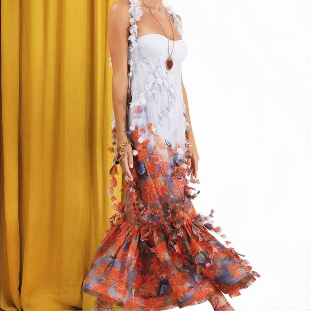 Zimmermann Wild Botanica Printed Petal Gown - Picture 2 of 15